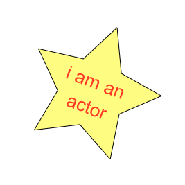 

i am an actor